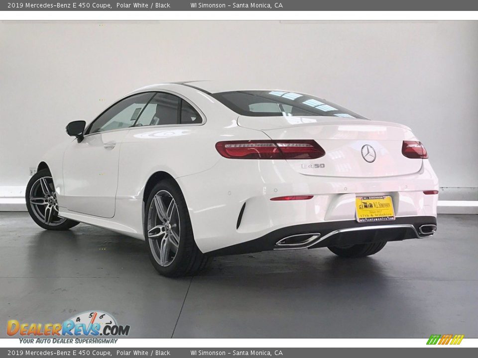 2019 Mercedes-Benz E 450 Coupe Polar White / Black Photo #2