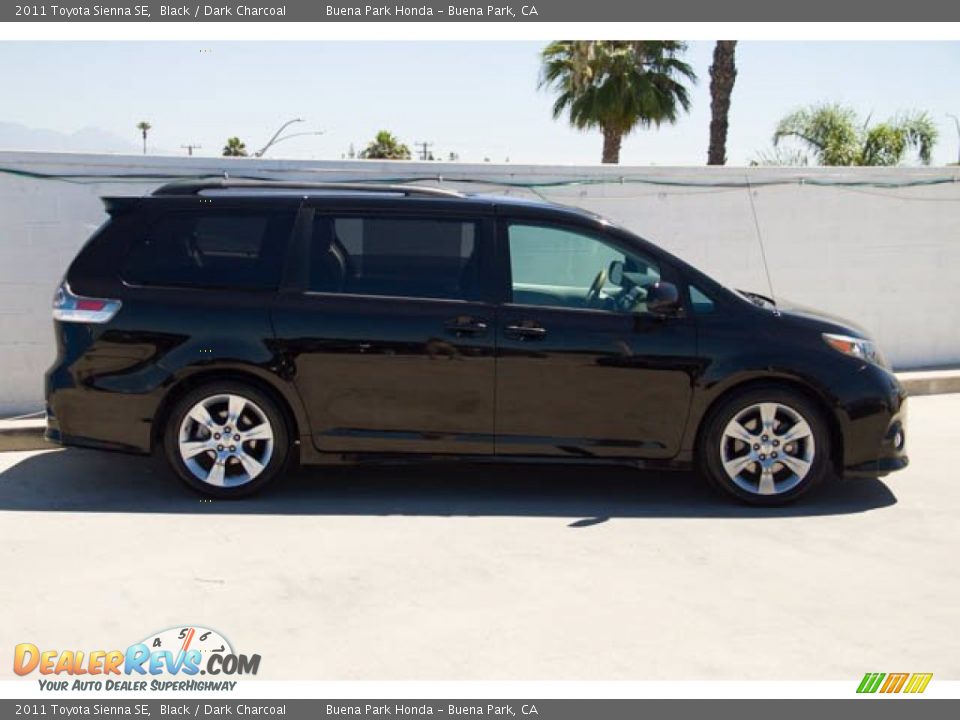 2011 Toyota Sienna SE Black / Dark Charcoal Photo #12