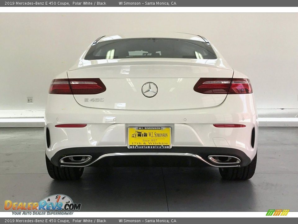 2019 Mercedes-Benz E 450 Coupe Polar White / Black Photo #3