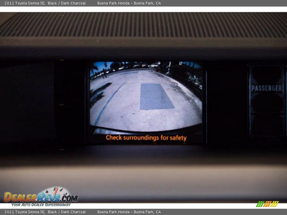 2011 Toyota Sienna SE Black / Dark Charcoal Photo #28