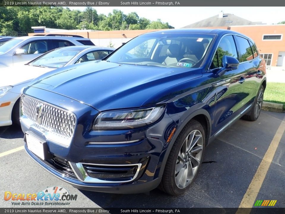 2019 Lincoln Nautilus Reserve AWD Rhapsody Blue / Ebony Photo #1