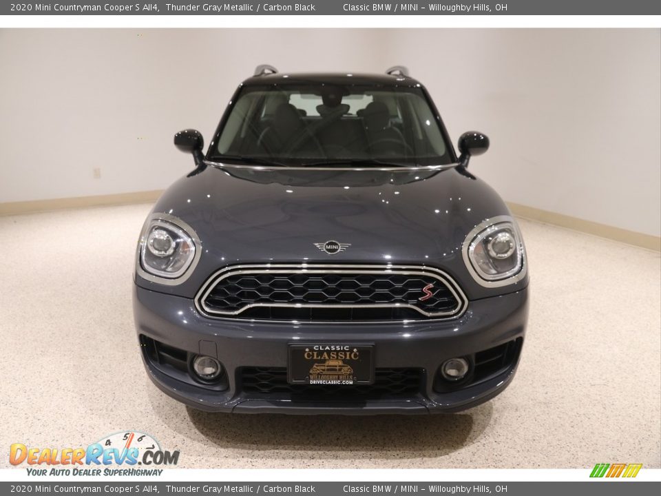 2020 Mini Countryman Cooper S All4 Thunder Gray Metallic / Carbon Black Photo #2