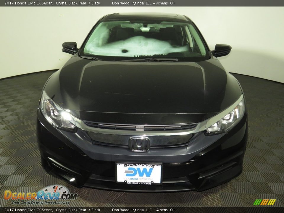 2017 Honda Civic EX Sedan Crystal Black Pearl / Black Photo #4