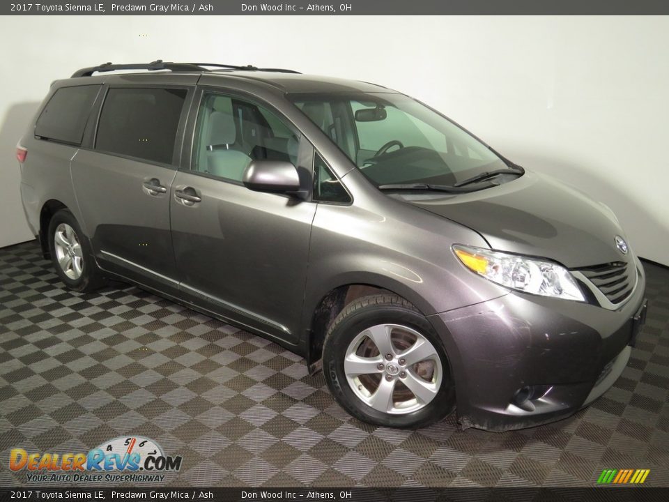 2017 Toyota Sienna LE Predawn Gray Mica / Ash Photo #2