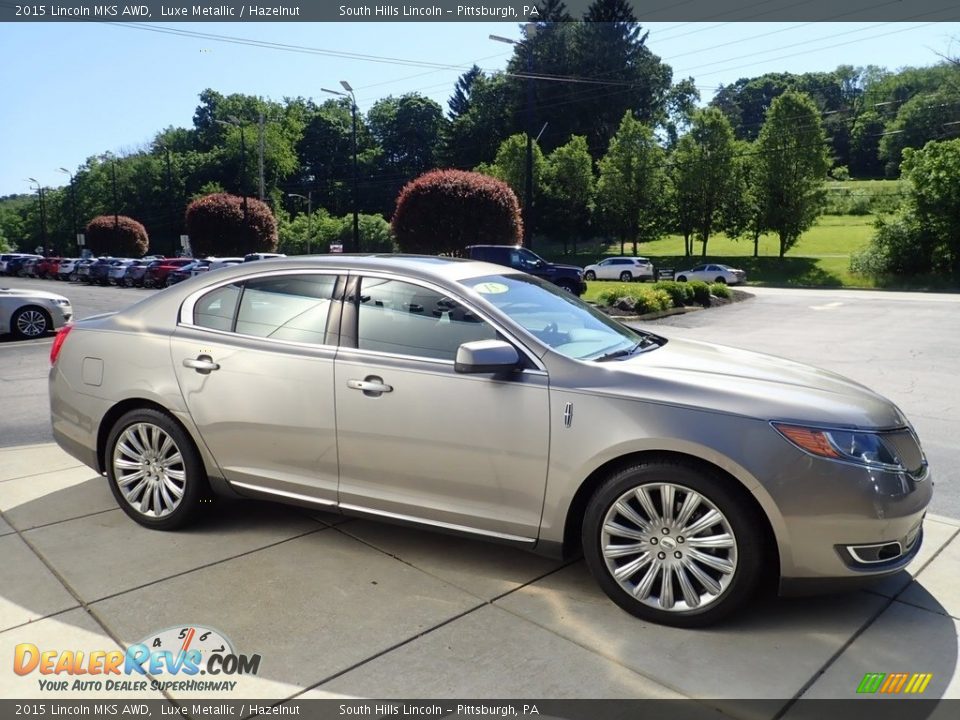 Front 3/4 View of 2015 Lincoln MKS AWD Photo #7