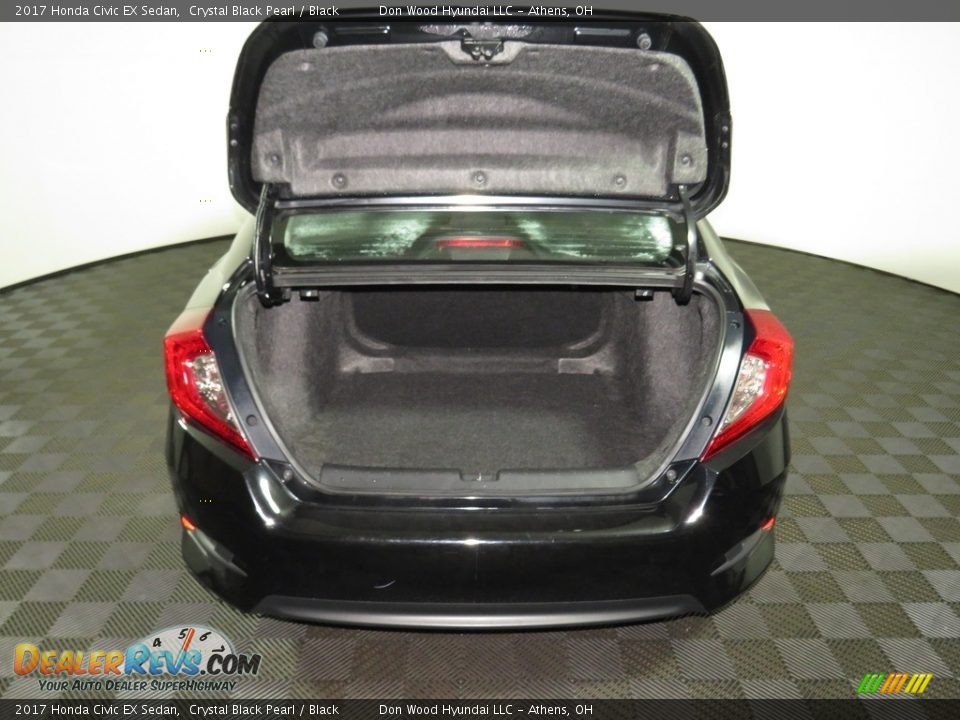 2017 Honda Civic EX Sedan Crystal Black Pearl / Black Photo #12