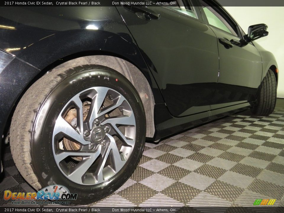 2017 Honda Civic EX Sedan Crystal Black Pearl / Black Photo #15