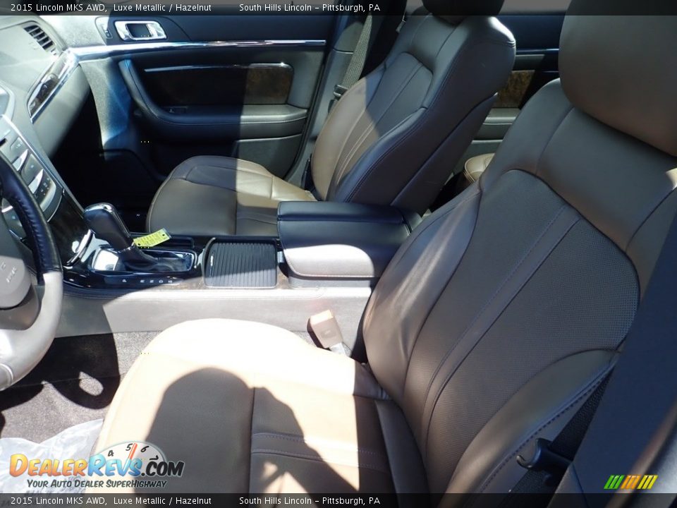 2015 Lincoln MKS AWD Luxe Metallic / Hazelnut Photo #15