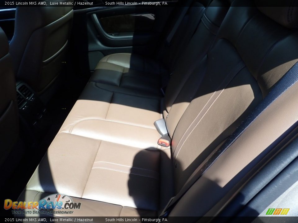 2015 Lincoln MKS AWD Luxe Metallic / Hazelnut Photo #16