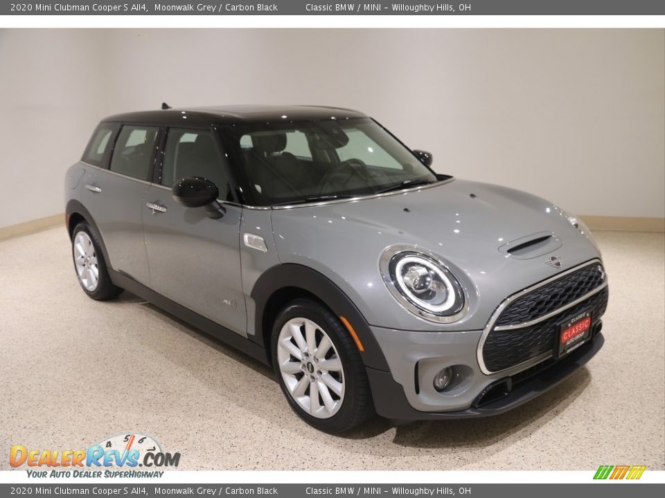 2020 Mini Clubman Cooper S All4 Moonwalk Grey / Carbon Black Photo #1