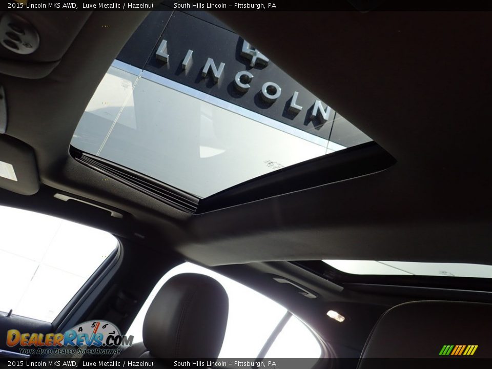 2015 Lincoln MKS AWD Luxe Metallic / Hazelnut Photo #20