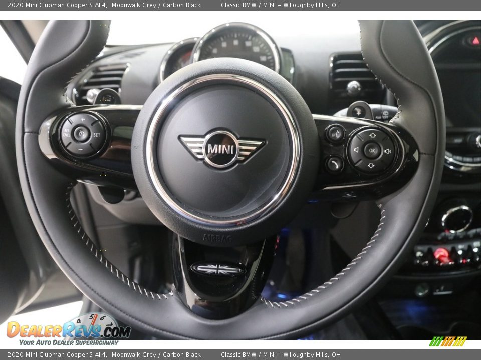 2020 Mini Clubman Cooper S All4 Moonwalk Grey / Carbon Black Photo #8