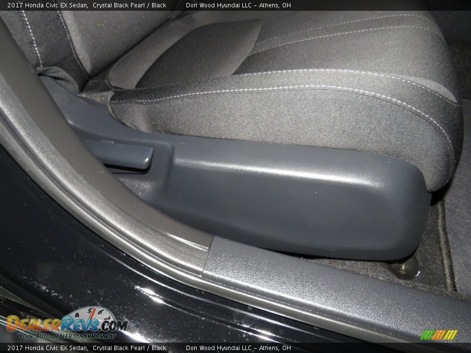 2017 Honda Civic EX Sedan Crystal Black Pearl / Black Photo #25