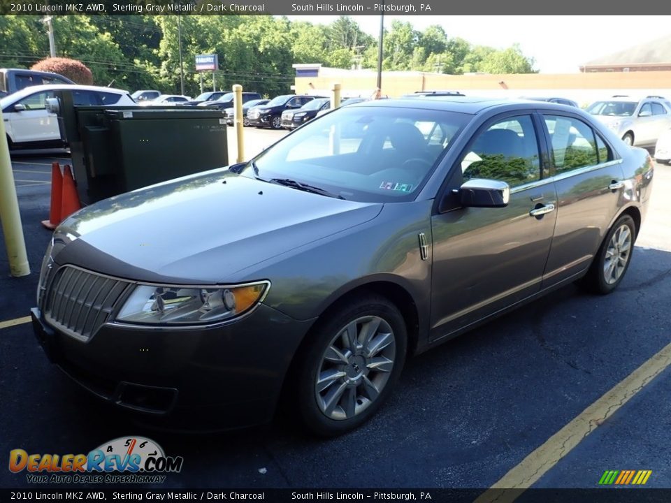 2010 Lincoln MKZ AWD Sterling Gray Metallic / Dark Charcoal Photo #1