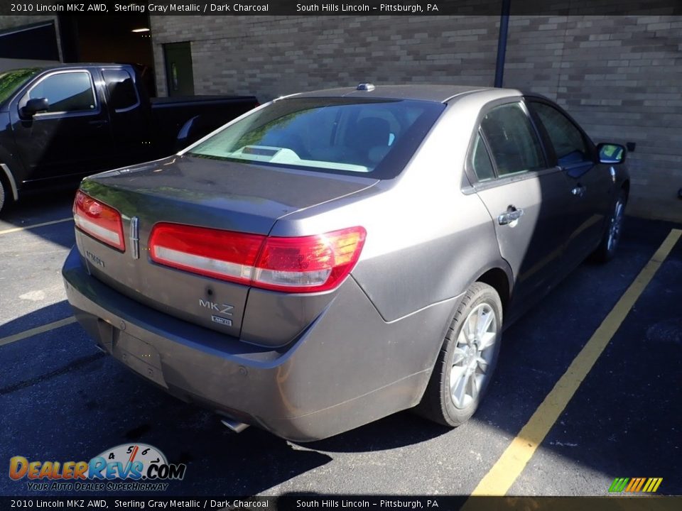 2010 Lincoln MKZ AWD Sterling Gray Metallic / Dark Charcoal Photo #3