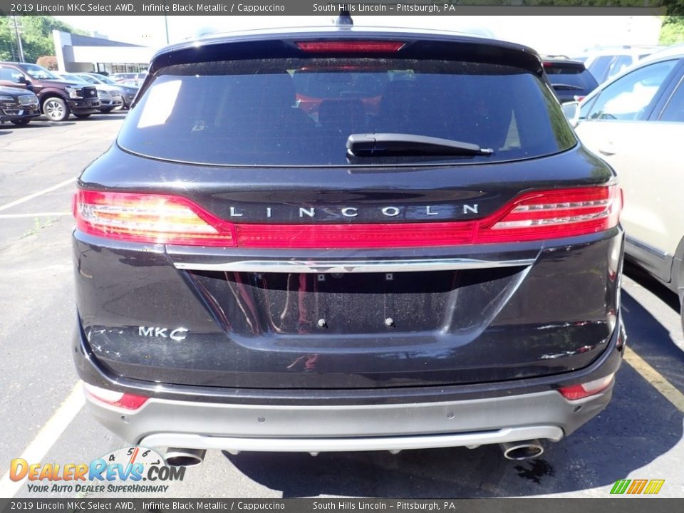 2019 Lincoln MKC Select AWD Infinite Black Metallic / Cappuccino Photo #3