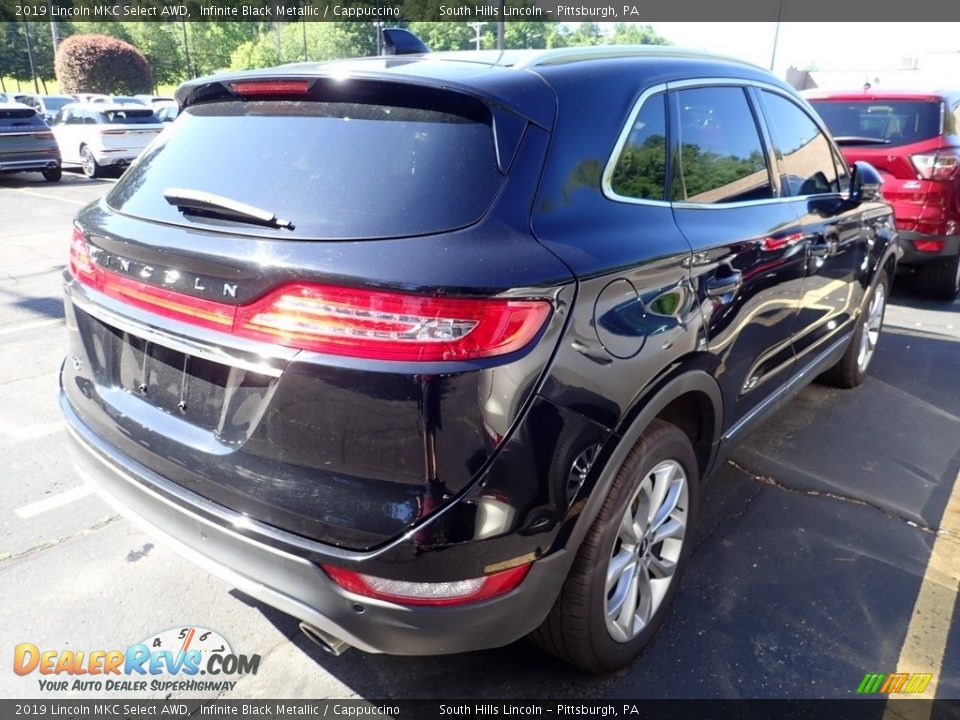 2019 Lincoln MKC Select AWD Infinite Black Metallic / Cappuccino Photo #4