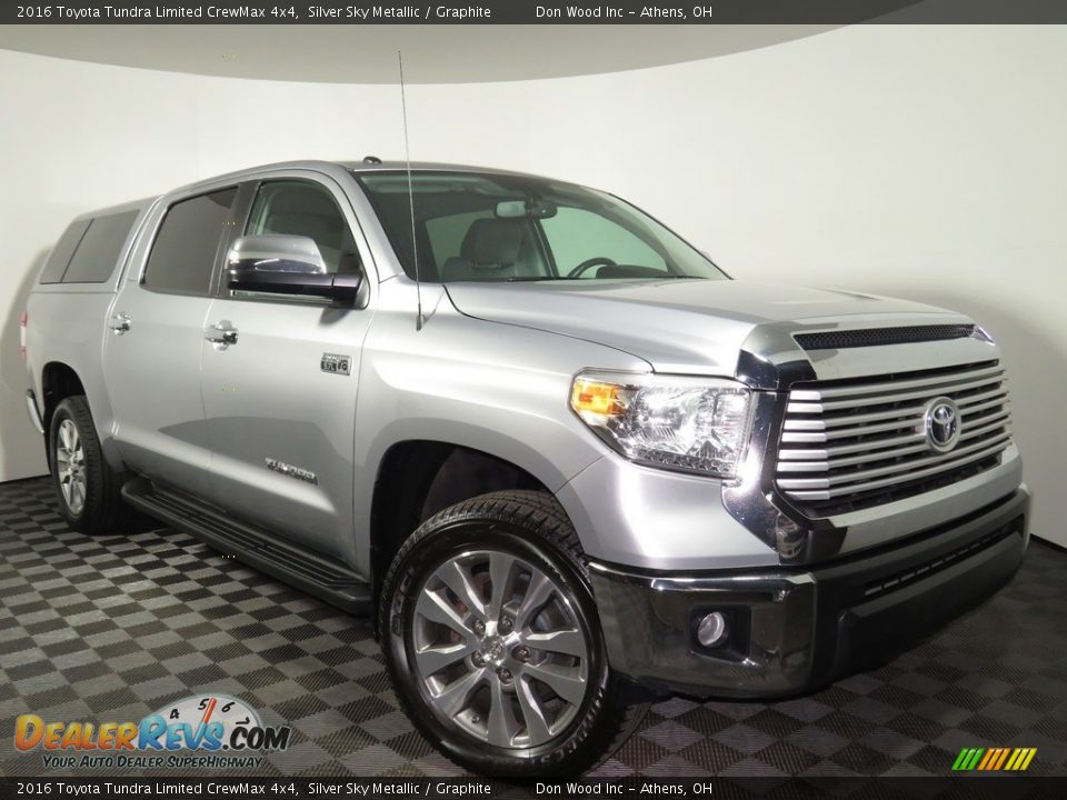 2016 Toyota Tundra Limited CrewMax 4x4 Silver Sky Metallic / Graphite Photo #1