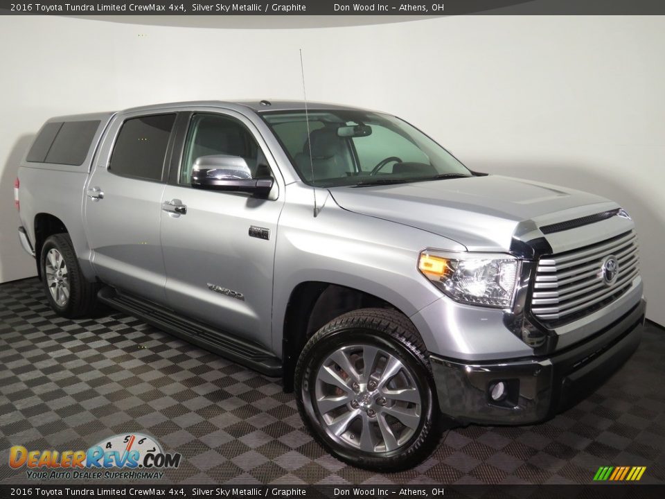 2016 Toyota Tundra Limited CrewMax 4x4 Silver Sky Metallic / Graphite Photo #2