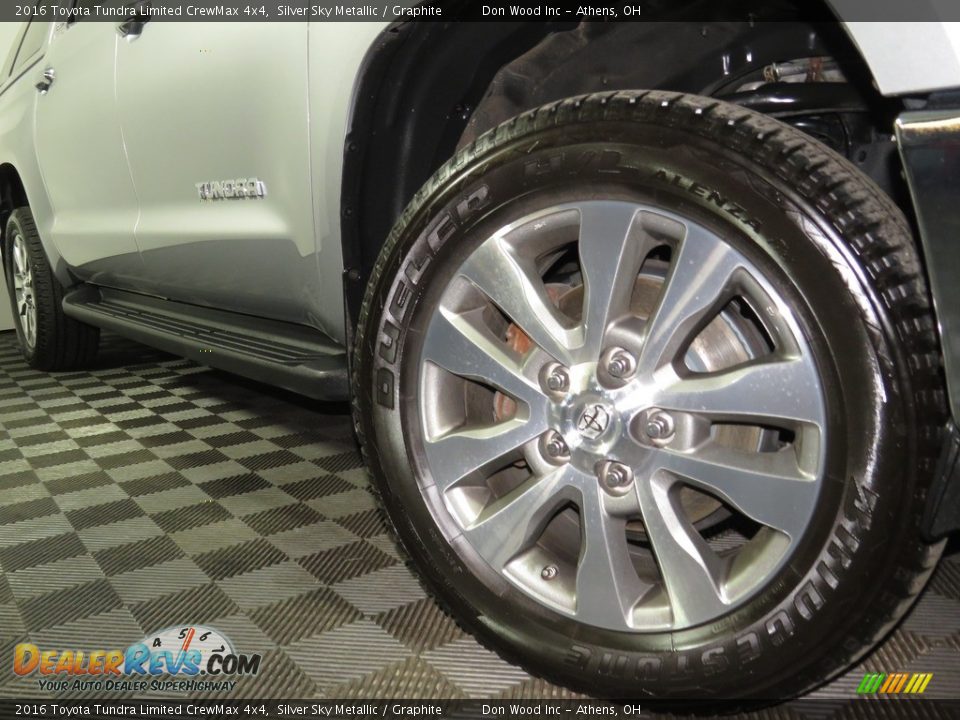 2016 Toyota Tundra Limited CrewMax 4x4 Silver Sky Metallic / Graphite Photo #3