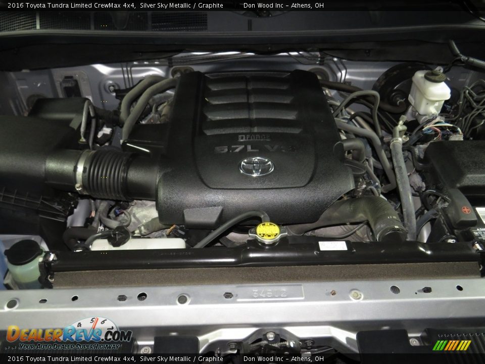 2016 Toyota Tundra Limited CrewMax 4x4 Silver Sky Metallic / Graphite Photo #6