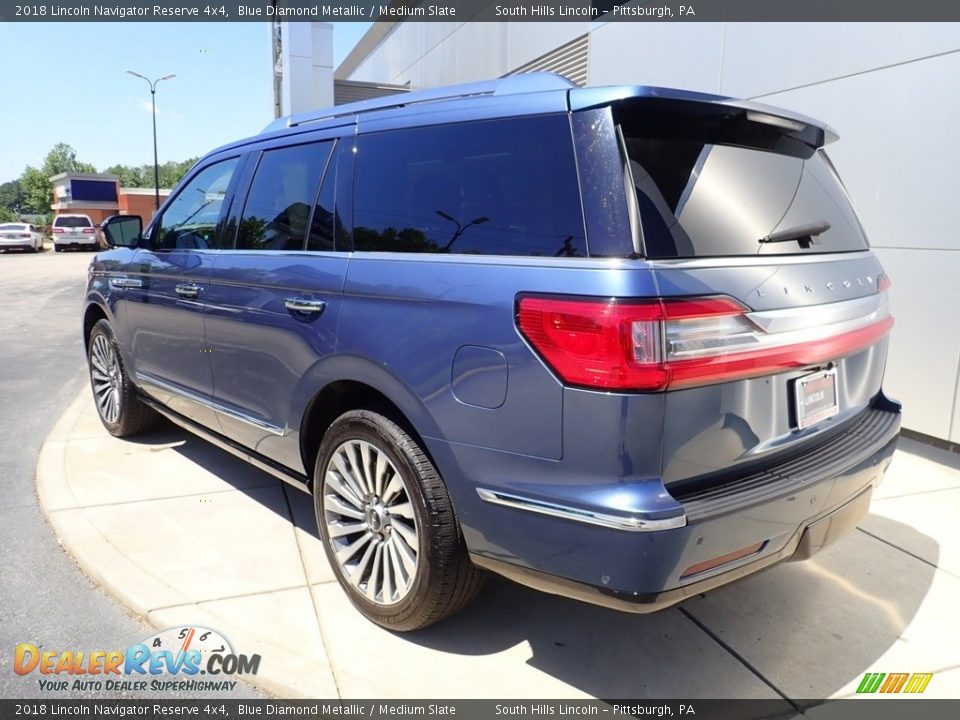 2018 Lincoln Navigator Reserve 4x4 Blue Diamond Metallic / Medium Slate Photo #3