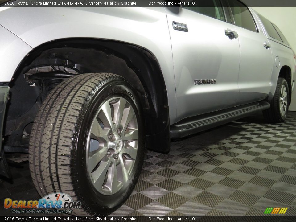 2016 Toyota Tundra Limited CrewMax 4x4 Silver Sky Metallic / Graphite Photo #8