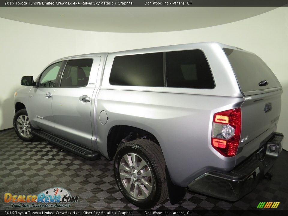 2016 Toyota Tundra Limited CrewMax 4x4 Silver Sky Metallic / Graphite Photo #9