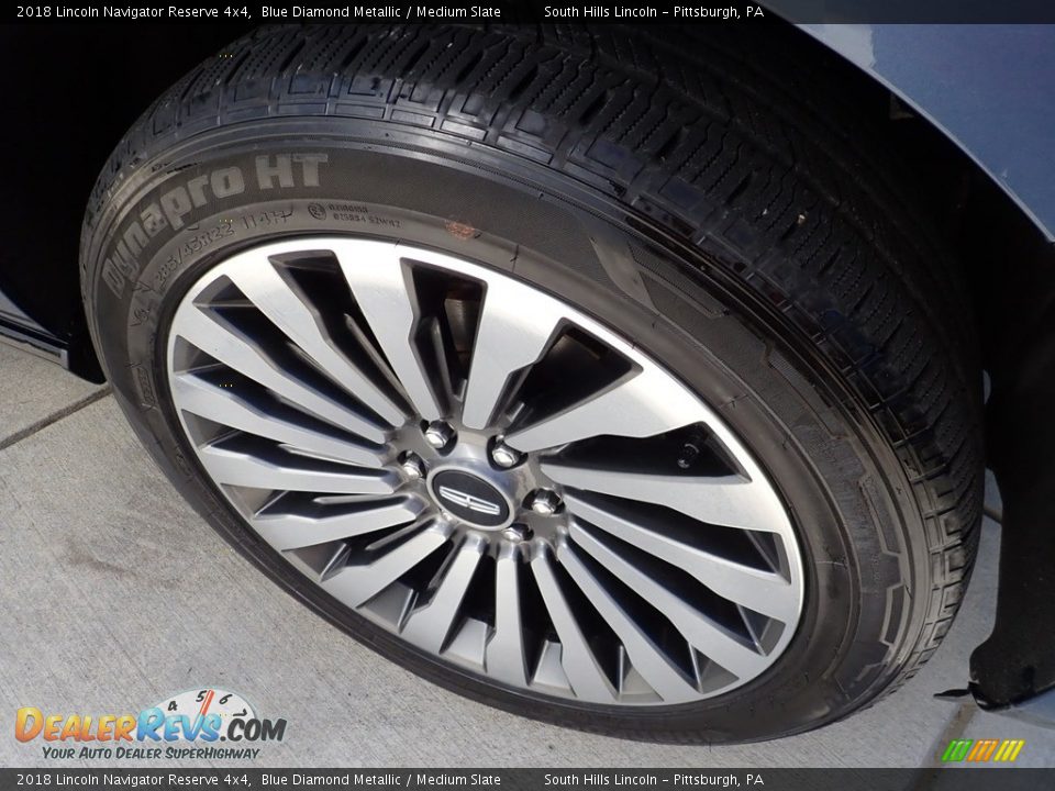 2018 Lincoln Navigator Reserve 4x4 Blue Diamond Metallic / Medium Slate Photo #10