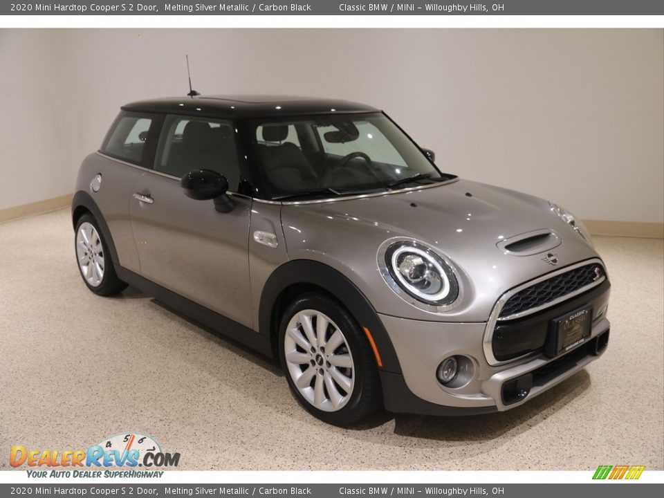 2020 Mini Hardtop Cooper S 2 Door Melting Silver Metallic / Carbon Black Photo #1