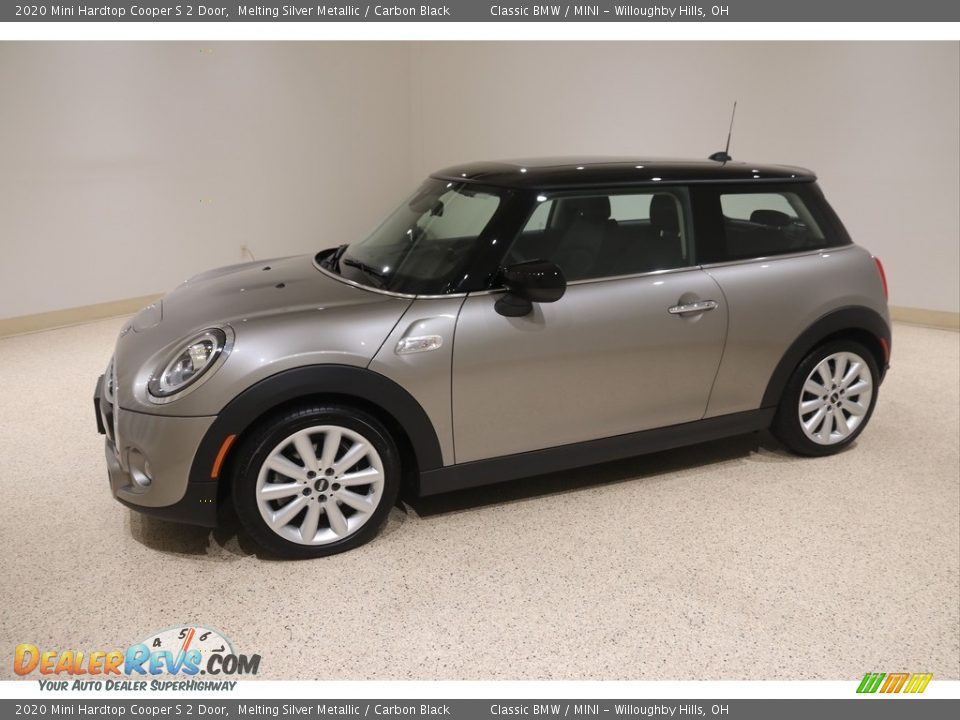 2020 Mini Hardtop Cooper S 2 Door Melting Silver Metallic / Carbon Black Photo #3