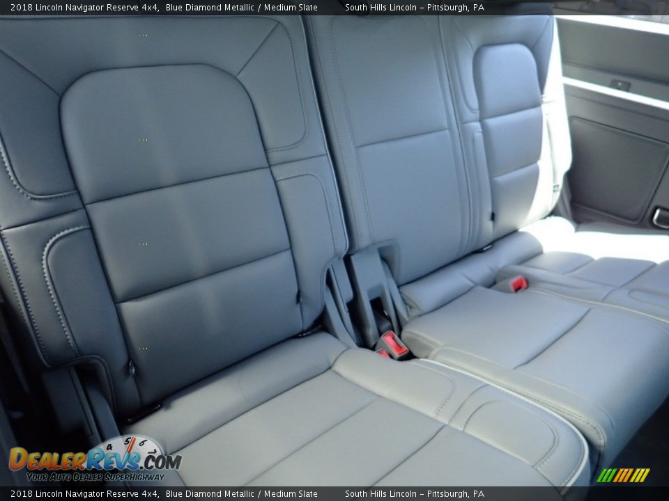 2018 Lincoln Navigator Reserve 4x4 Blue Diamond Metallic / Medium Slate Photo #15