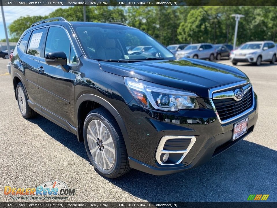 2020 Subaru Forester 2.5i Limited Crystal Black Silica / Gray Photo #1