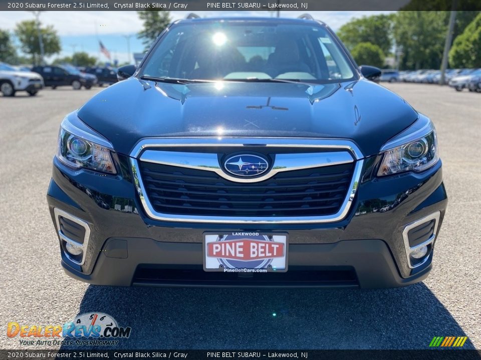 2020 Subaru Forester 2.5i Limited Crystal Black Silica / Gray Photo #3