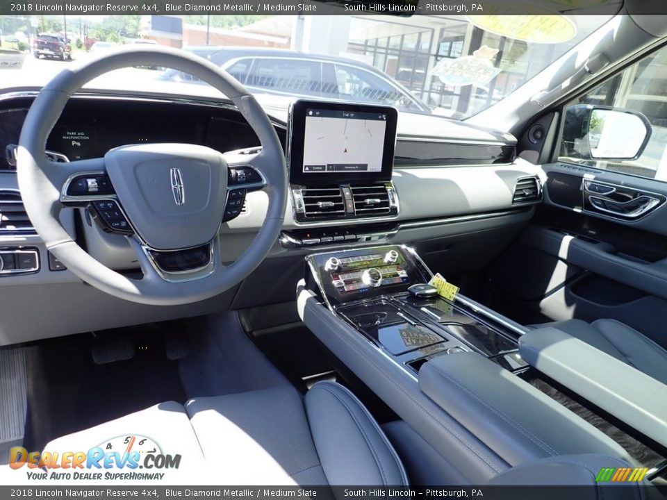 Medium Slate Interior - 2018 Lincoln Navigator Reserve 4x4 Photo #18