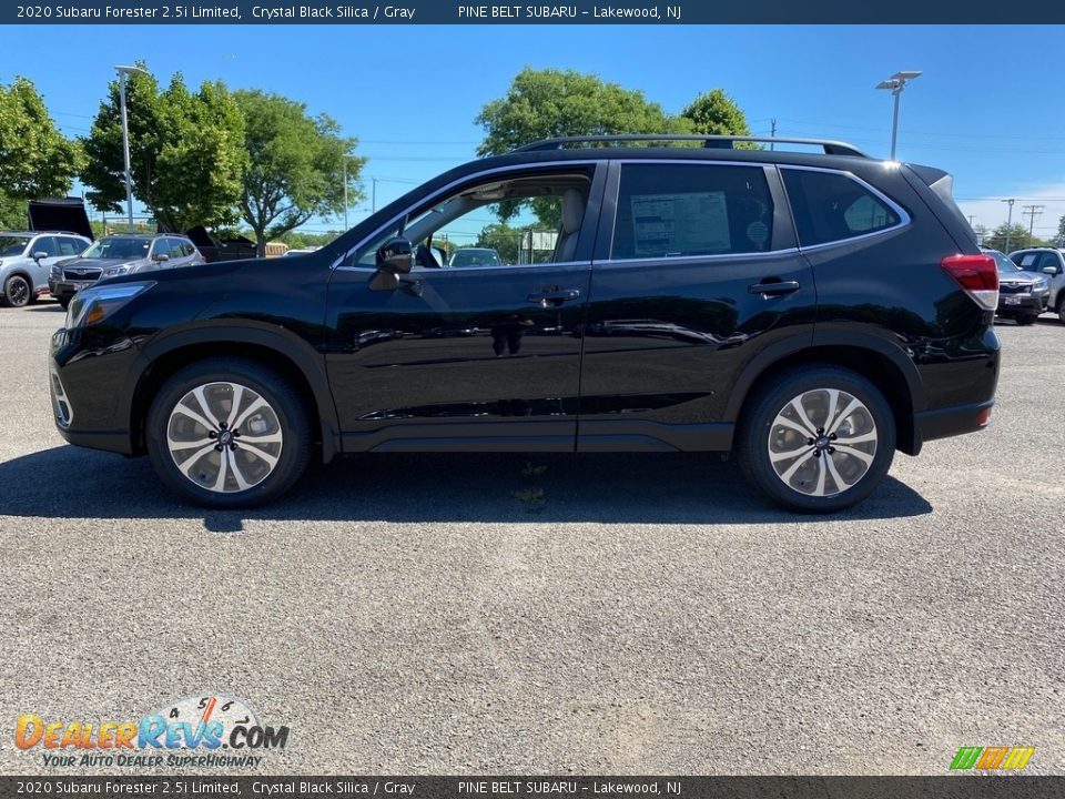 2020 Subaru Forester 2.5i Limited Crystal Black Silica / Gray Photo #4
