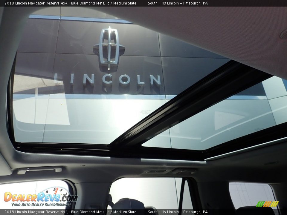 2018 Lincoln Navigator Reserve 4x4 Blue Diamond Metallic / Medium Slate Photo #20