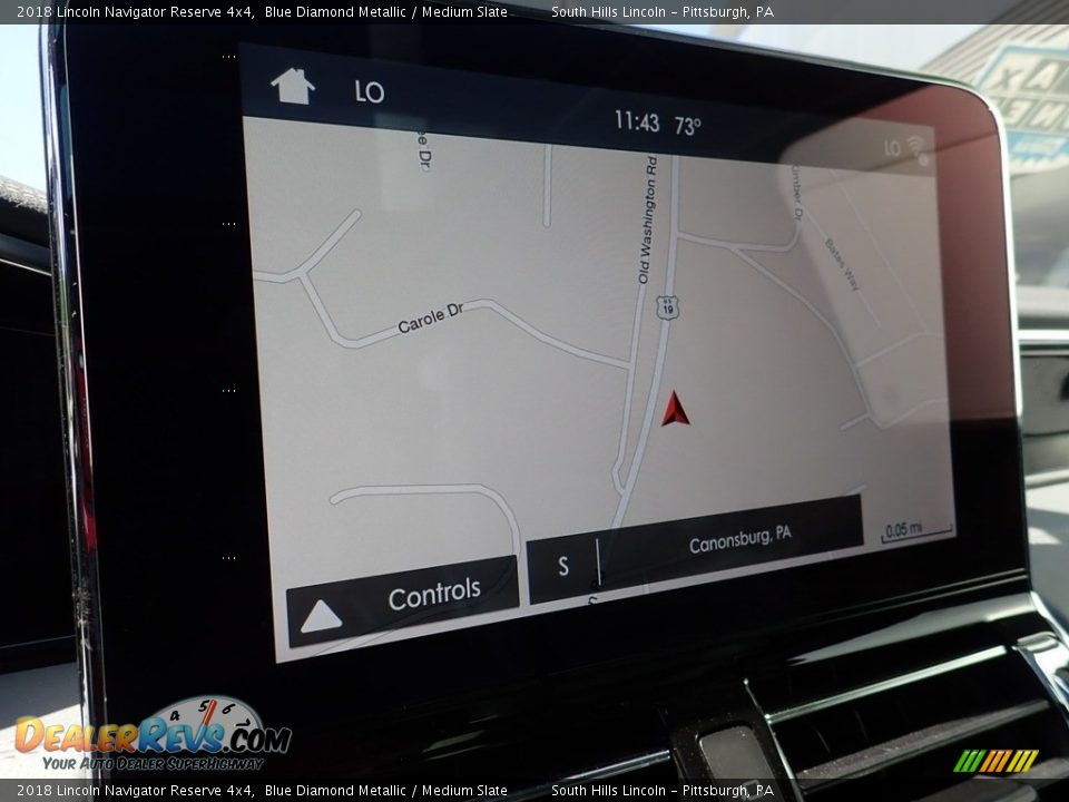 2018 Lincoln Navigator Reserve 4x4 Blue Diamond Metallic / Medium Slate Photo #21