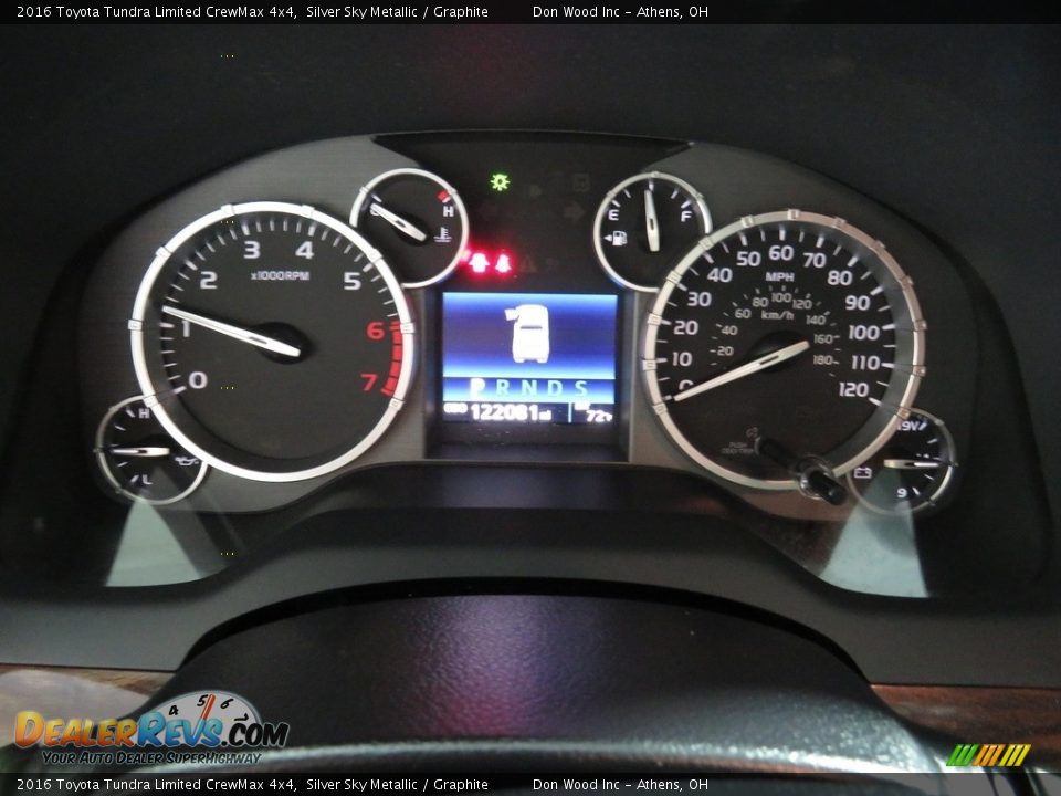 2016 Toyota Tundra Limited CrewMax 4x4 Silver Sky Metallic / Graphite Photo #26