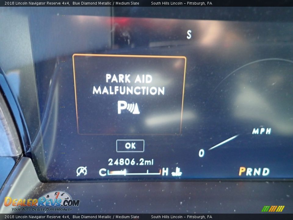 2018 Lincoln Navigator Reserve 4x4 Blue Diamond Metallic / Medium Slate Photo #24