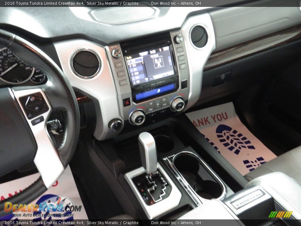 2016 Toyota Tundra Limited CrewMax 4x4 Silver Sky Metallic / Graphite Photo #29