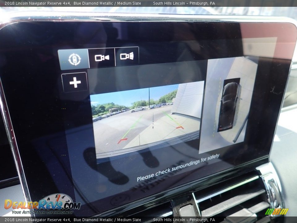 2018 Lincoln Navigator Reserve 4x4 Blue Diamond Metallic / Medium Slate Photo #25