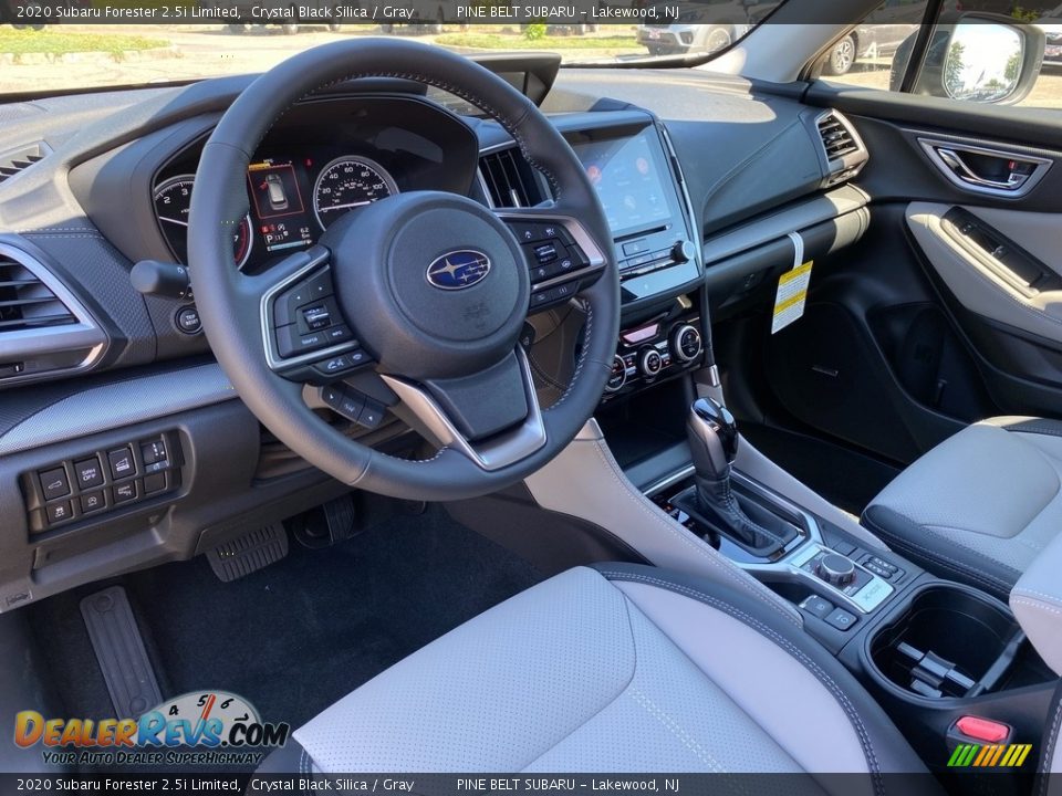2020 Subaru Forester 2.5i Limited Crystal Black Silica / Gray Photo #10