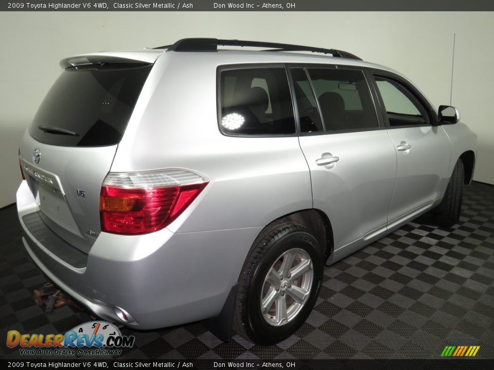2009 Toyota Highlander V6 4WD Classic Silver Metallic / Ash Photo #15