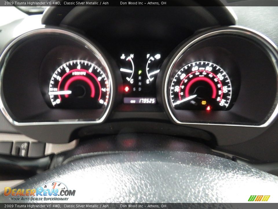 2009 Toyota Highlander V6 4WD Classic Silver Metallic / Ash Photo #28