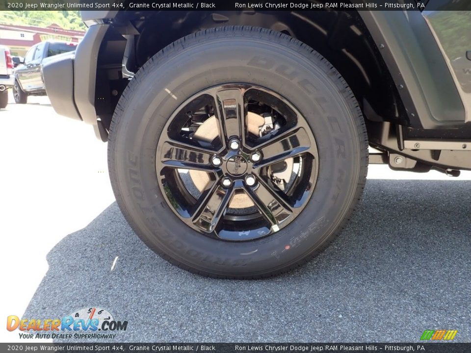 2020 Jeep Wrangler Unlimited Sport 4x4 Granite Crystal Metallic / Black Photo #6