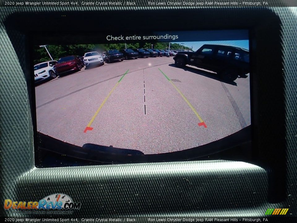 2020 Jeep Wrangler Unlimited Sport 4x4 Granite Crystal Metallic / Black Photo #16