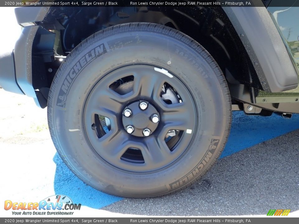 2020 Jeep Wrangler Unlimited Sport 4x4 Sarge Green / Black Photo #6