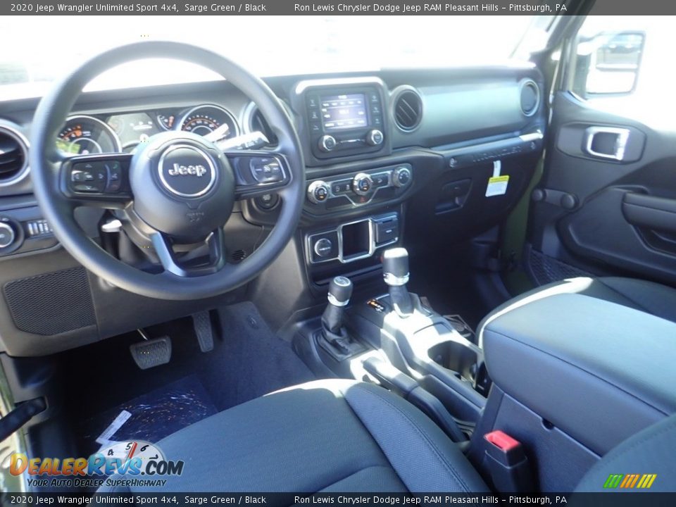 2020 Jeep Wrangler Unlimited Sport 4x4 Sarge Green / Black Photo #13