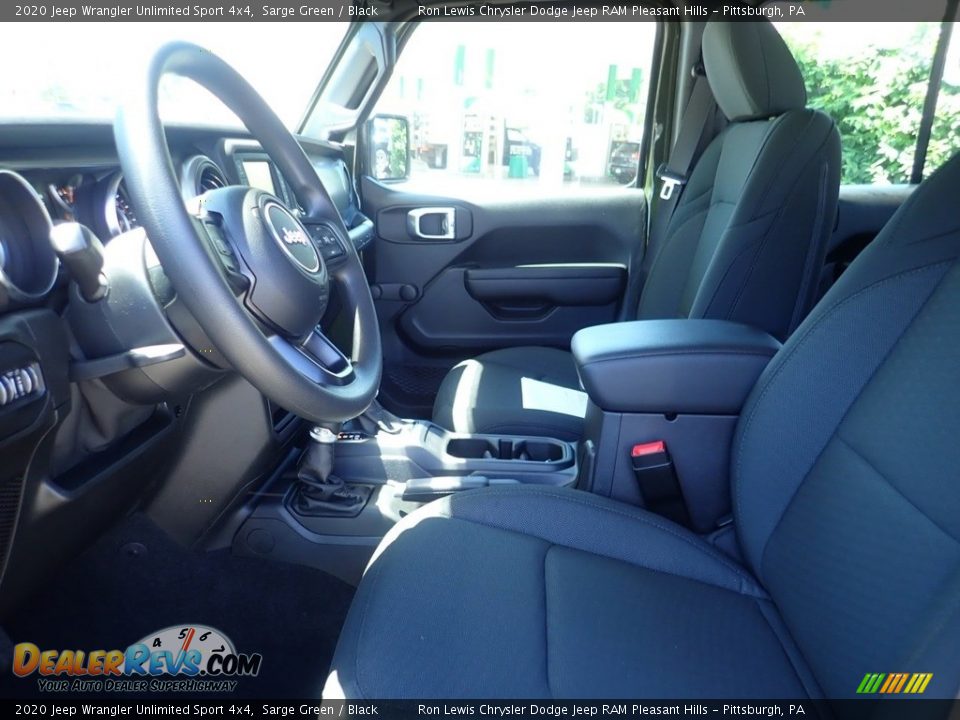 2020 Jeep Wrangler Unlimited Sport 4x4 Sarge Green / Black Photo #15